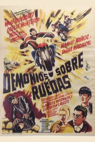 Póster de Demonios sobre ruedas