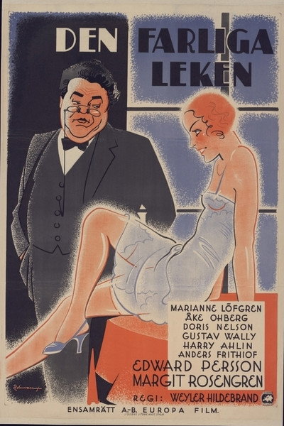 Póster de Den farliga leken