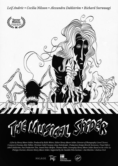 Póster de Den musikaliska spindeln