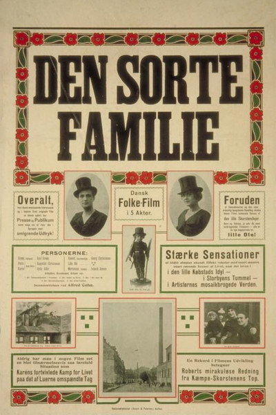 Póster de Den sorte familie