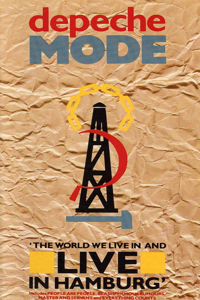 Póster de Depeche Mode: 'The World We Live in and Live in Hamburg'