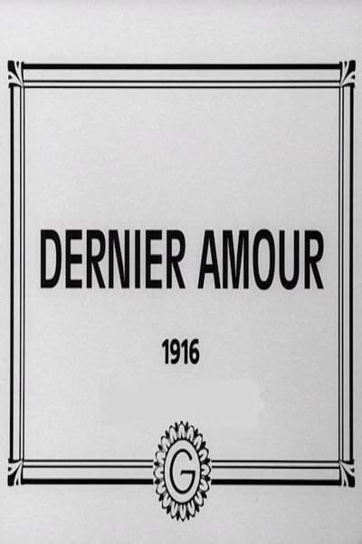Póster de Dernier amour