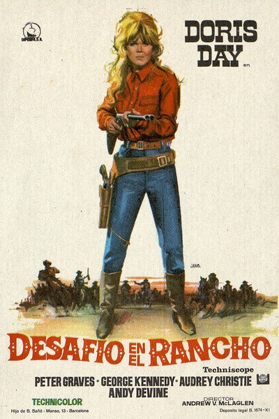 Póster de Desafío en el rancho