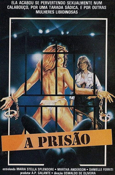 Póster de Desnuda Tras las Rejas