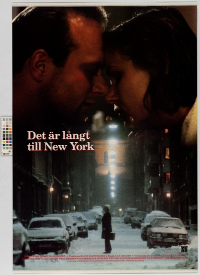 Póster de Det är långt till New York