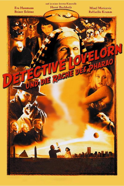 Póster de Detective Lovelorn und die Rache des Pharao