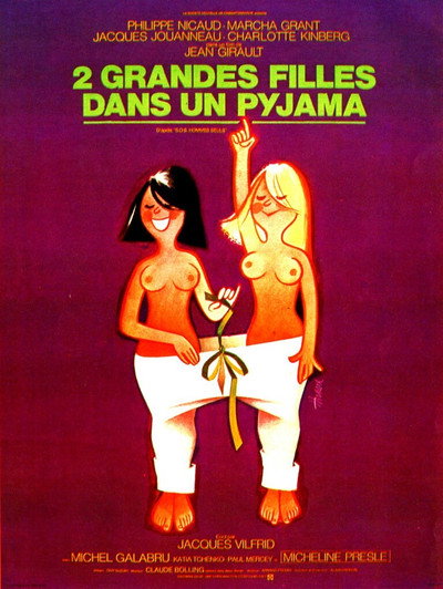 Póster de Deux grandes filles dans un pyjama