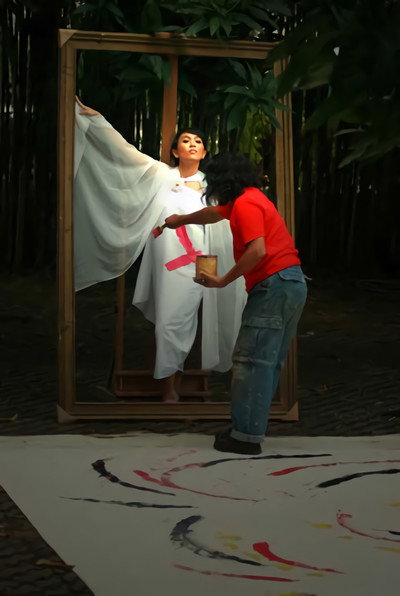 Póster de Di Atas Kanvas Cinta