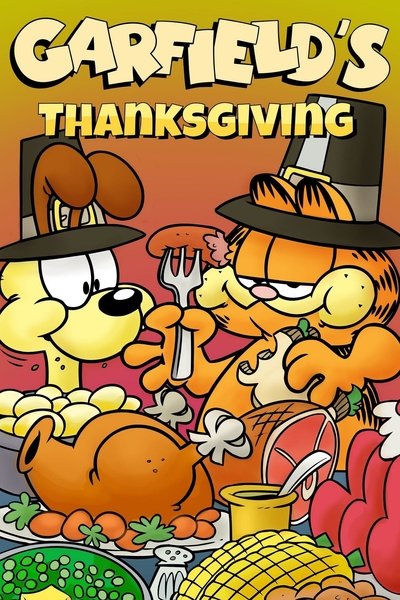 Póster de Día de Acción de Gracias de Garfield