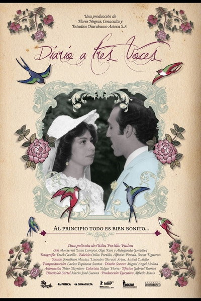 Póster de Diario a tres voces
