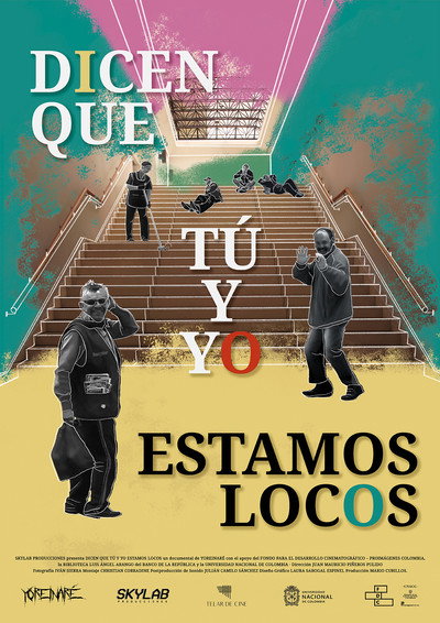 Póster de Dicen que tú y yo estamos Locos