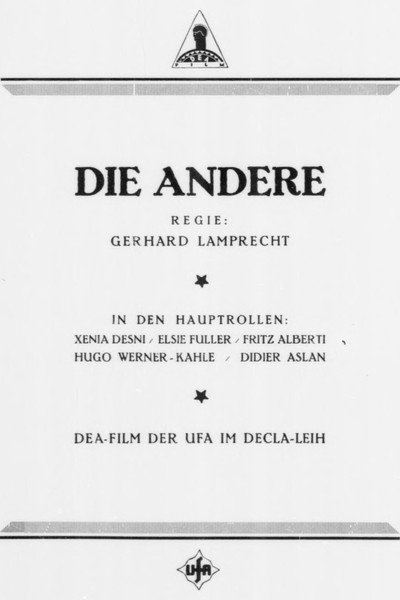 Póster de Die Andere