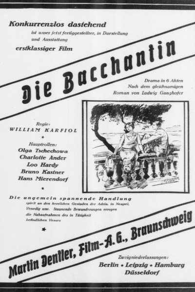 Póster de Die Bacchantin