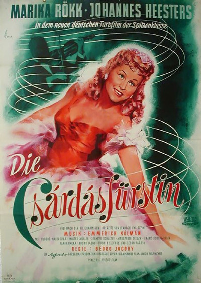Póster de Die Csardasfürstin