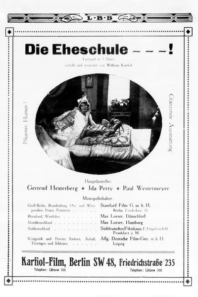 Póster de Die Eheschule