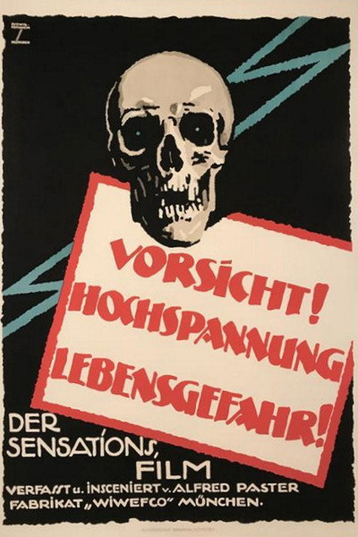 Póster de Die Flammenfahrt des Pacific-Express