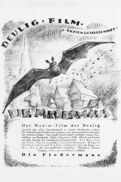 Póster de Die Fledermaus