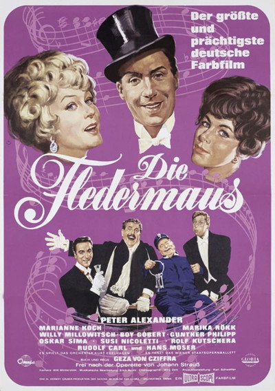Póster de Die Fledermaus
