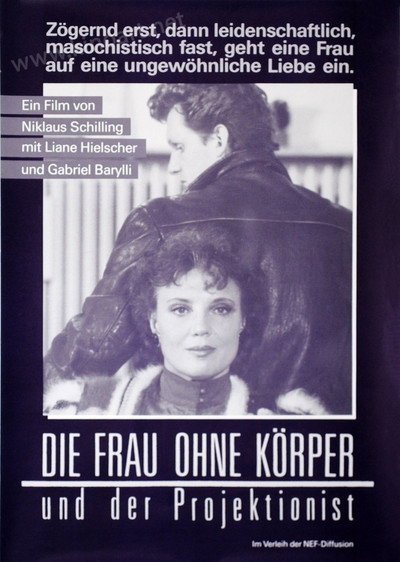 Póster de Die Frau ohne Körper und der Projektionist