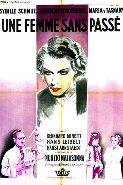 Póster de Die Frau ohne Vergangenheit