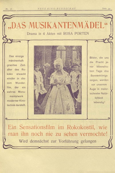 Póster de Die Musikantenmädel