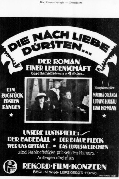 Póster de Die nach Liebe dürsten
