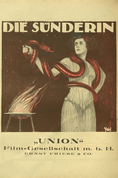 Póster de Die Sünderin