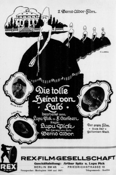 Póster de Die tolle Heirat von Laló