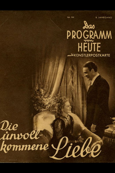 Póster de Die unvollkommene Liebe