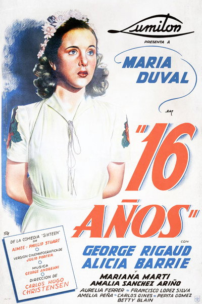 Póster de Dieciseis años