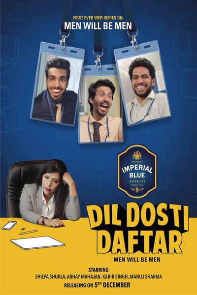 Póster de Dil Dosti Daftar - Imperial Blue Men will be Men