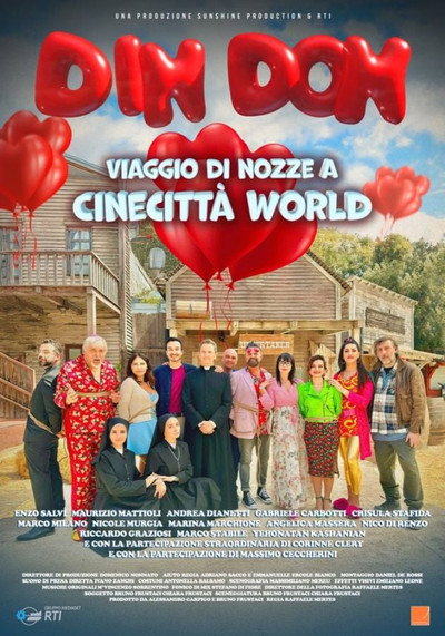 Póster de Din Don 8 - Viaggio di Nozze a Cinecittà World