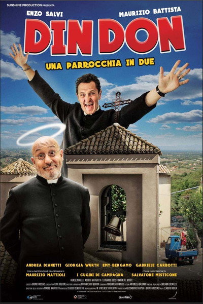 Póster de Din Don - Una parrocchia in due