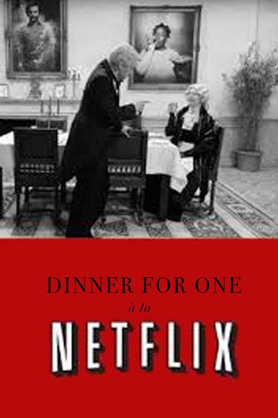 Póster de DInner for one a la Netflix