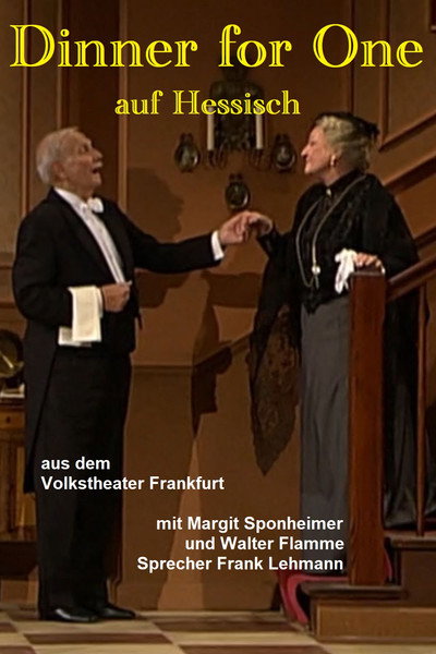 Póster de Dinner for One auf Hessisch
