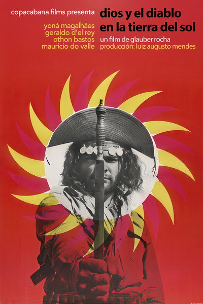 Póster de Dios y el diablo en la tierra del sol