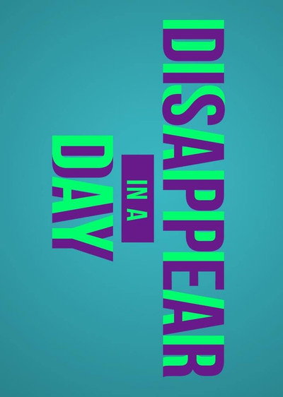 Póster de Disappear in a Day
