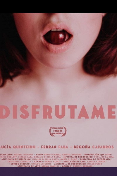Póster de Disfrútame