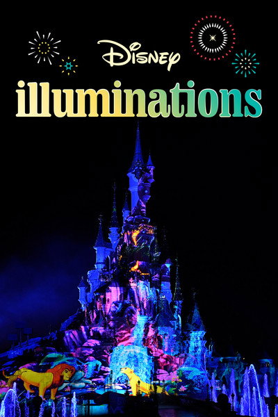 Póster de Disney Illuminations Firework Show Disneyland Paris