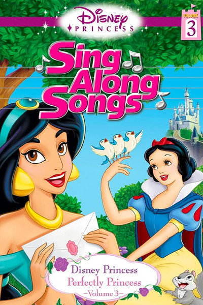 Póster de Disney Princess Sing-Along Songs: Volume 3 - Perfectly Princess
