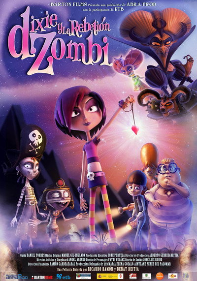 Póster de Dixie eta matxinada zonbia