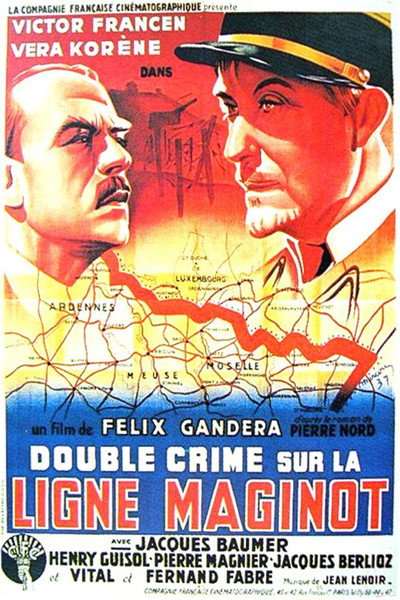Póster de Doble crimen en la línea Maginot
