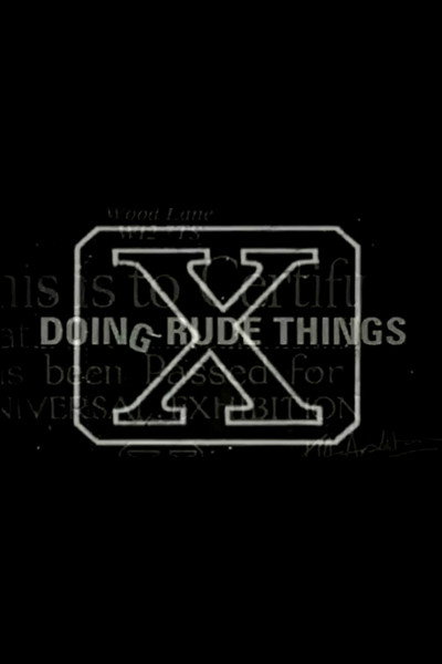 Póster de Doing Rude Things