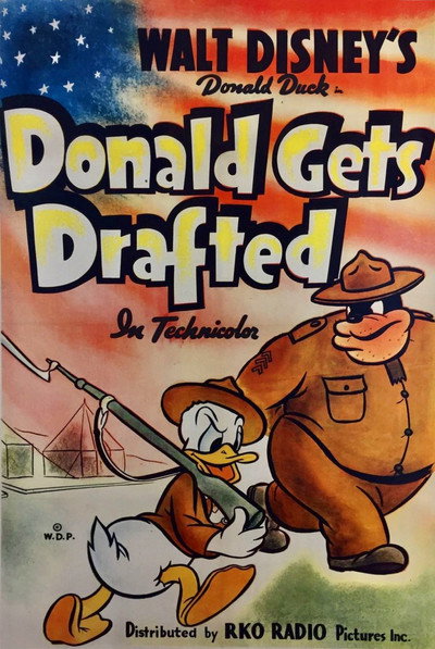 Póster de Donald reclutado