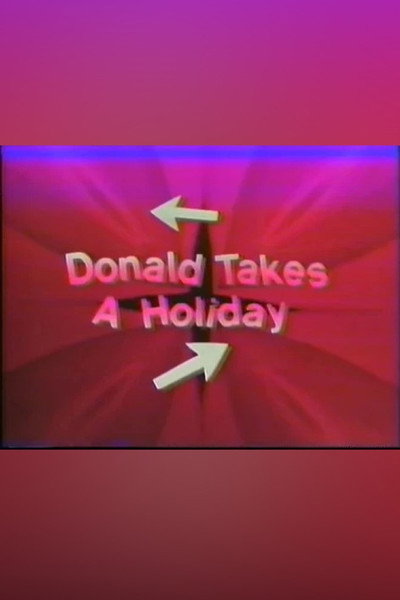 Póster de Donald Takes a Holiday