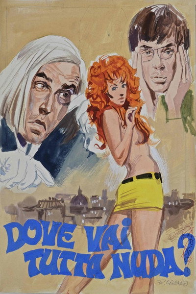 Póster de Donde vas toda desnuda?