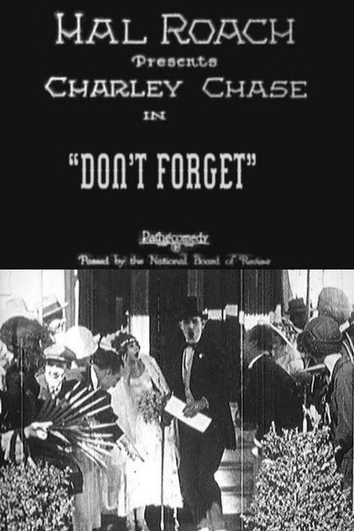 Póster de Don't Forget