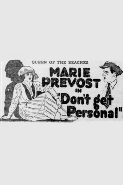 Póster de Don't Get Personal