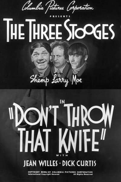 Póster de Don't Throw That Knife