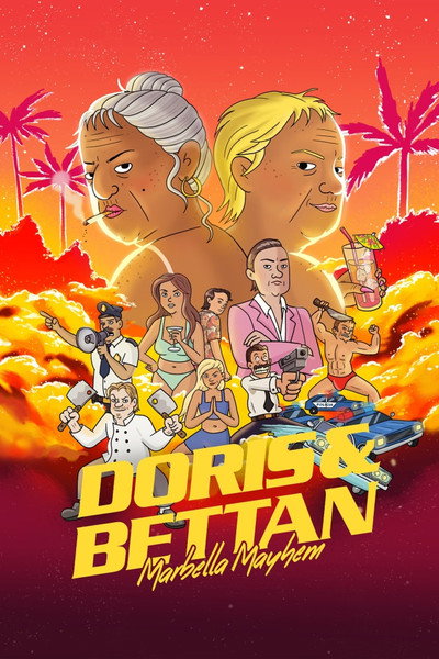 Póster de Doris & Bettan Marbella Mayhem